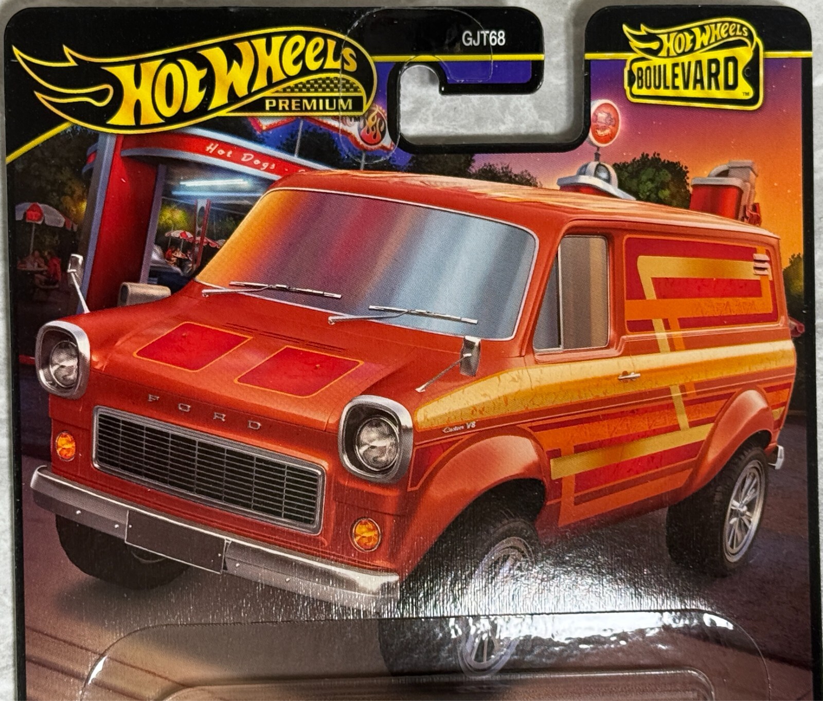 2024 Hot Wheels Boulevard # 109 Ford Transit Supervan ,Free shipping & Protector
