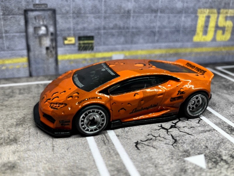 CUSTOM LB-WORKS Lamborghini Huracan • Custom Color • Hot Wheels Premium Car