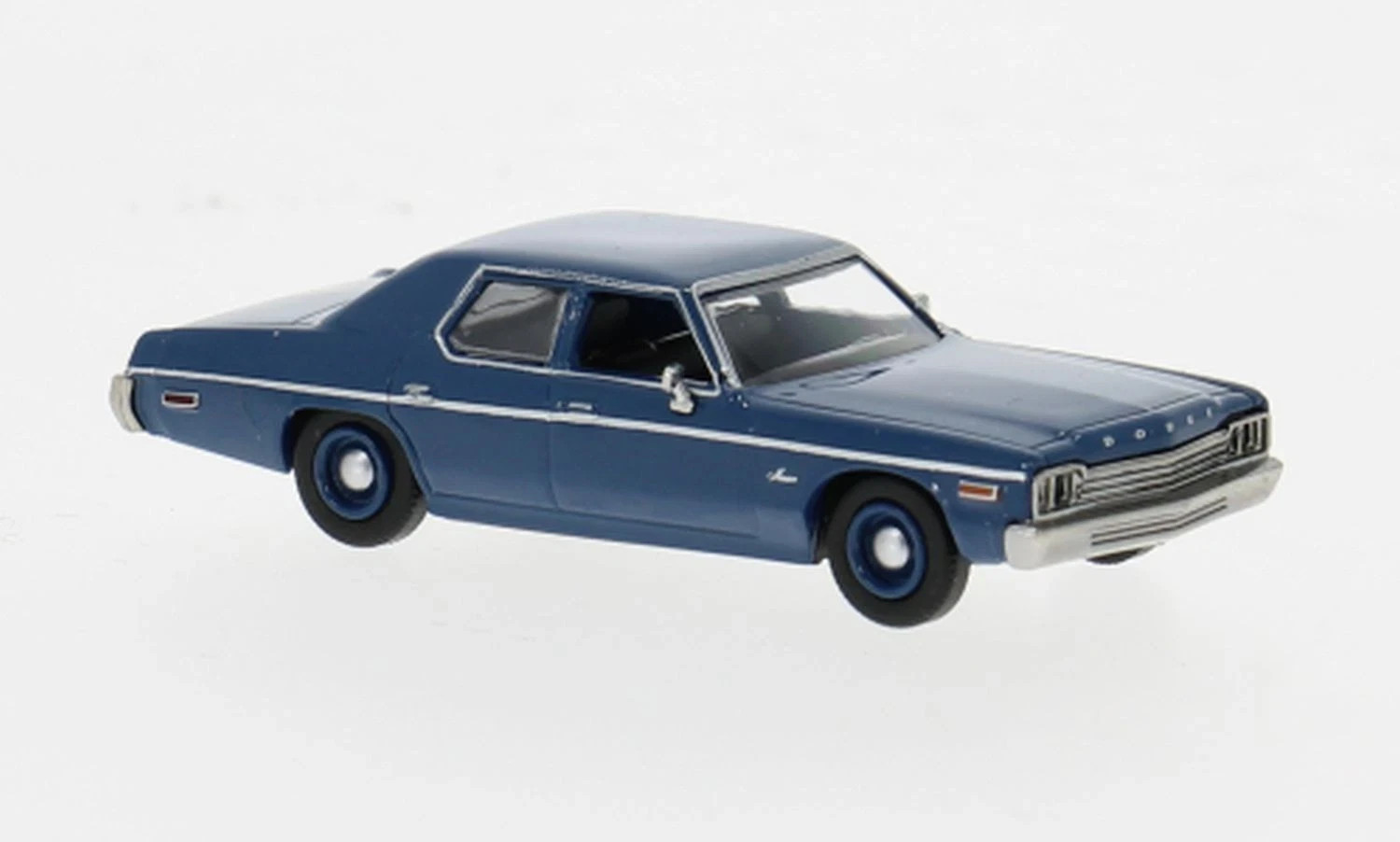BREKINA 1974 DODGE MONACO DARK BLUE HO 1/87 PLASTIC