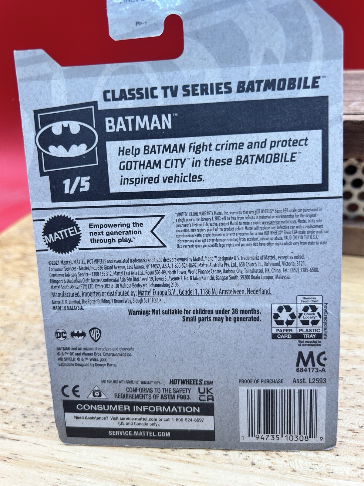 2021 HOT WHEELS BATMAN CLASSIC TV SERIES BATMOBILE Tuned 🛞🛞