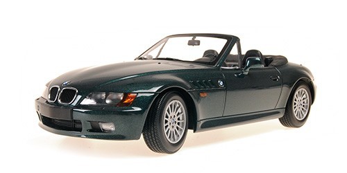 BMW Z3 ROADSTER – 1997 – DARK GREEN METALLIC 1/18scale by Minichamps #155024132