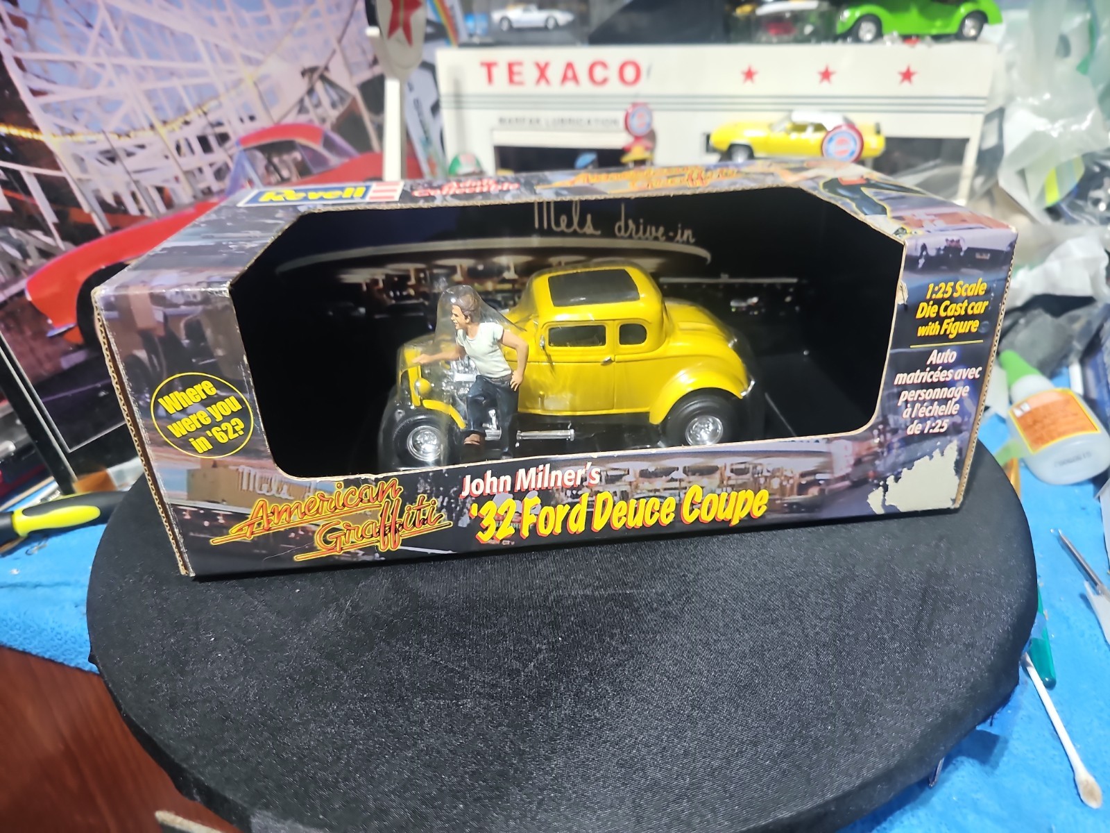 VINTAGE RARE REVELL AMERICAN GRAFFITI 1:25 FORD 1932 DEUCE COUPE JOHN MILNERS