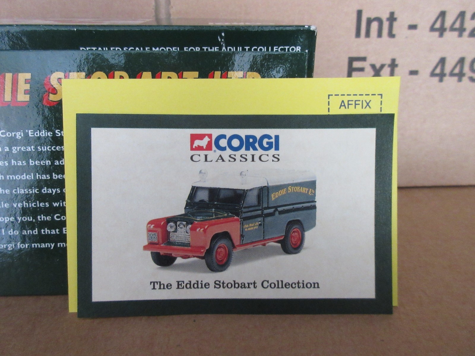 CORGI 1:43 LAND ROVER – EDDIE STOBART LIMITED 07402 EDDIE STOBART COLLECTABLES