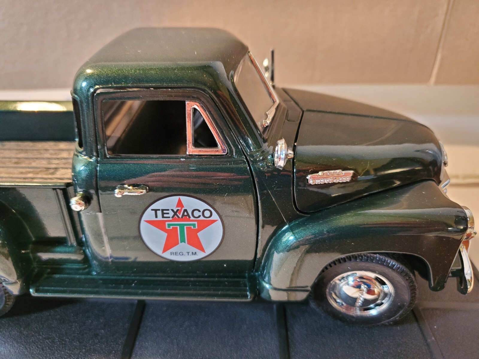 Vintage Fairfield Mint 1953 Texaco Chevy Pick-Up Dark Green Metallic OB & Papers