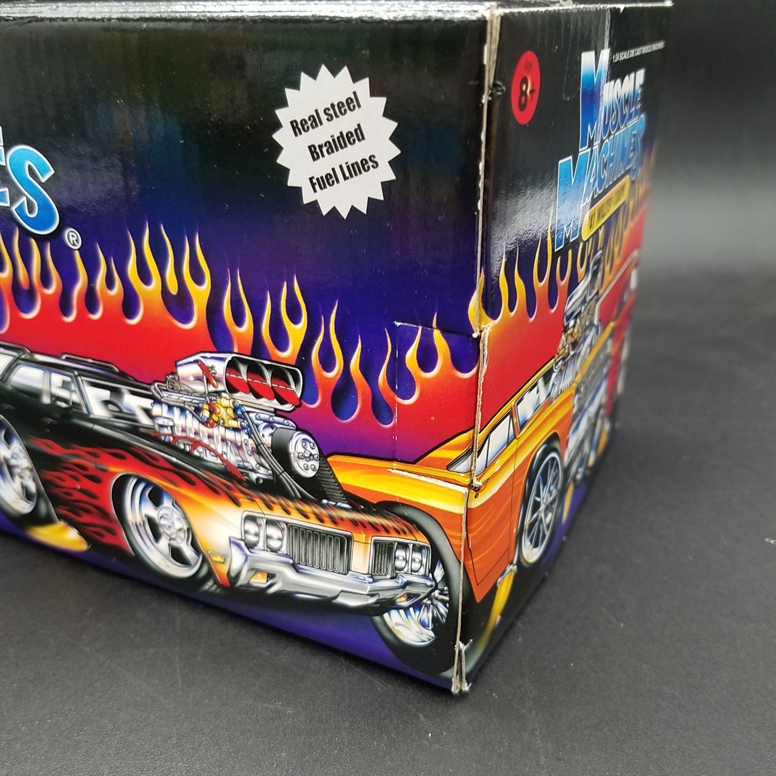 Muscle Machines Orange ‘41 Willys Coupe Diecast Too Cool 1:24 New Vtg 2003