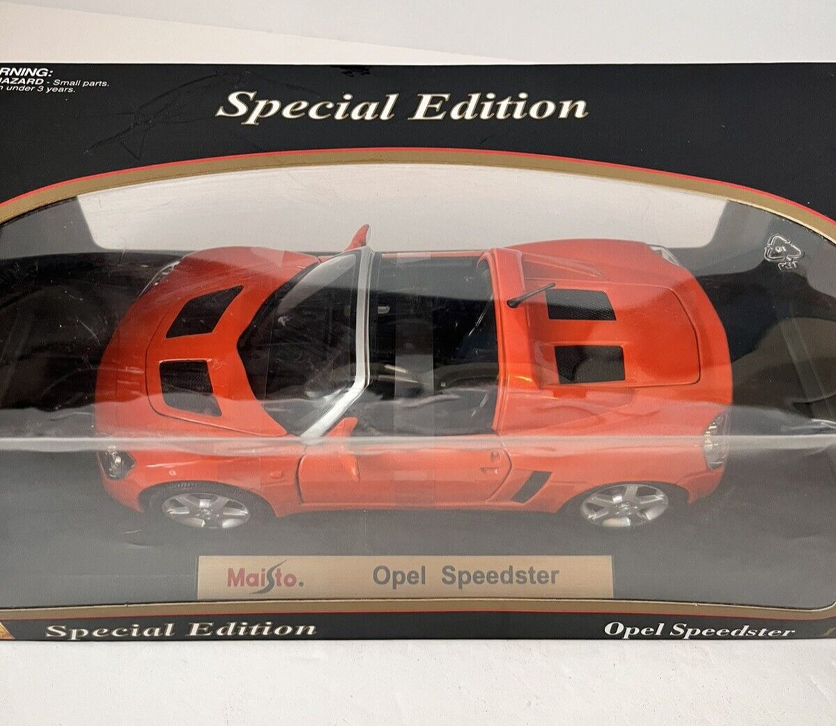 TA907 Maisto Special Edition 1/18 Opel Speedster Cabriolet 2000 Ref 31615 Orange