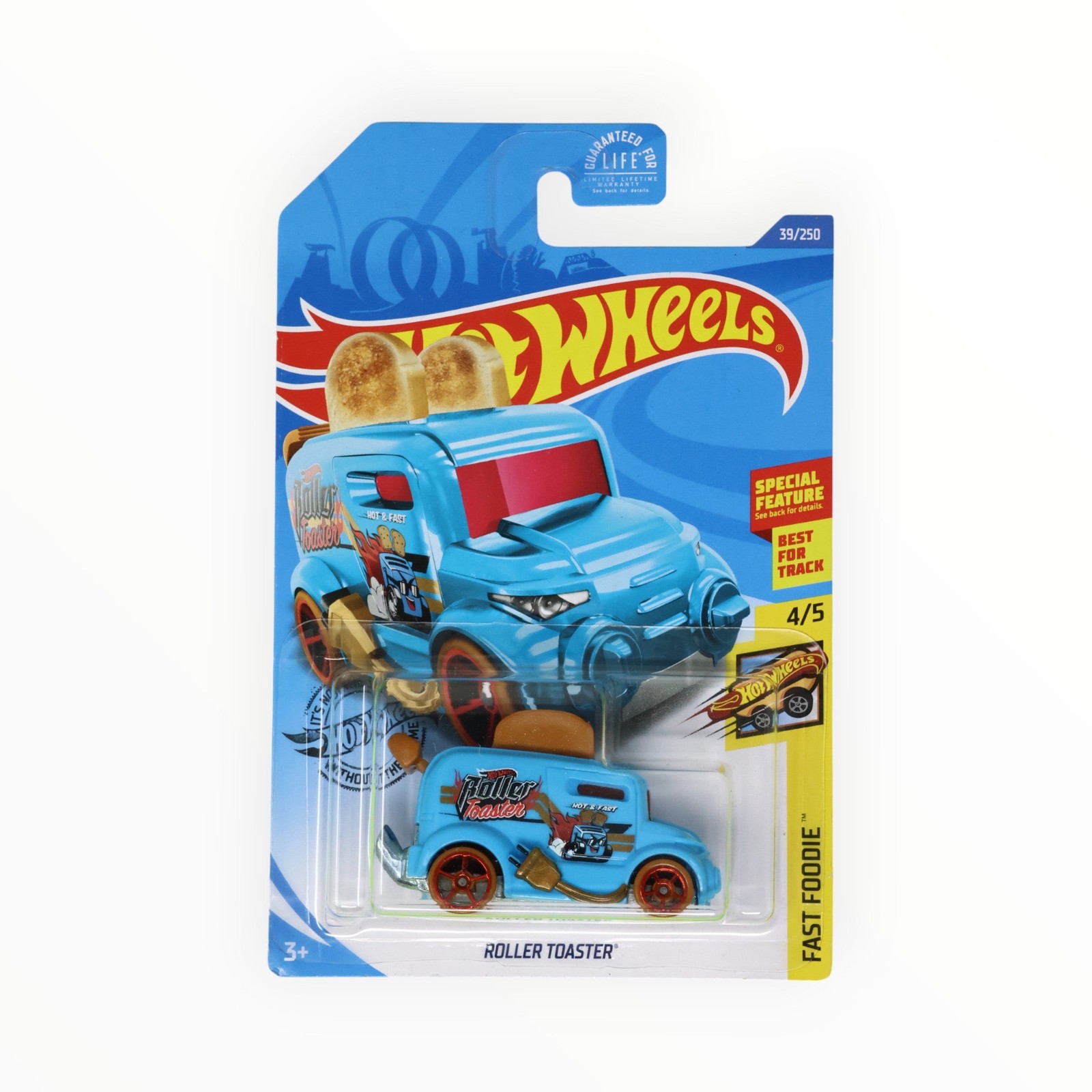 Hot Wheels Roller Toaster 39/250 – Blue – 2020 Mainline A