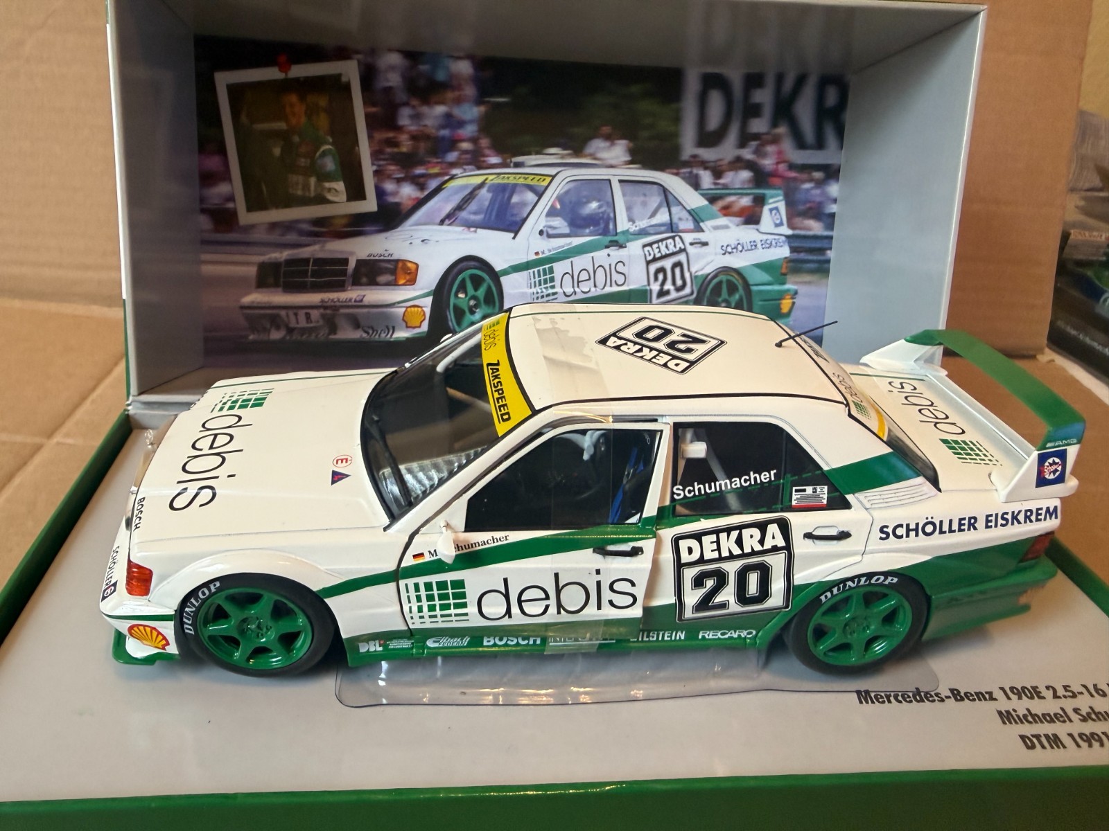 Mercedes-Benz 190E 2.5-16 Evo II #20 DTM 1991 Michael Schumacher 1:18 Werk83