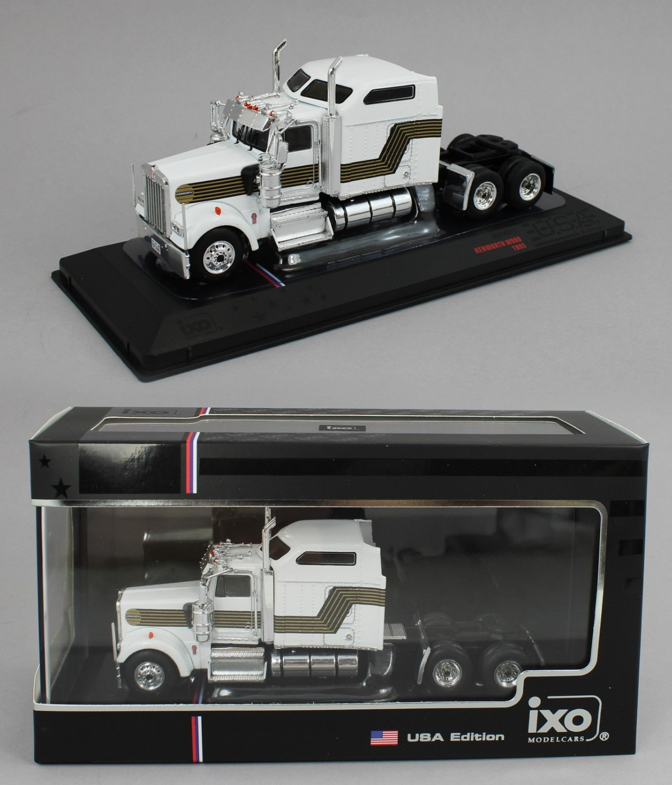 1:64 IXO Models *WHITE James Bond 007* Kenworth W900 Semi Truck NIB!