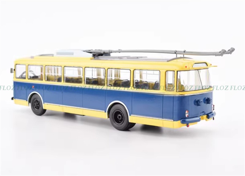 Modimio Bohemian Skoda 9TR Czech Trolley bus 1:43 Bus Pre-built Model Display