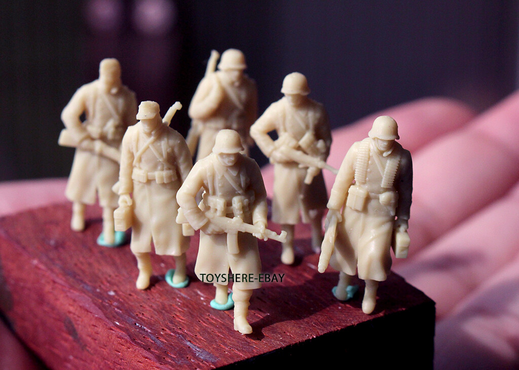 1/72 TANK 1:72 WW2 germany soldiersPatrol team military toy TotalWar diorama