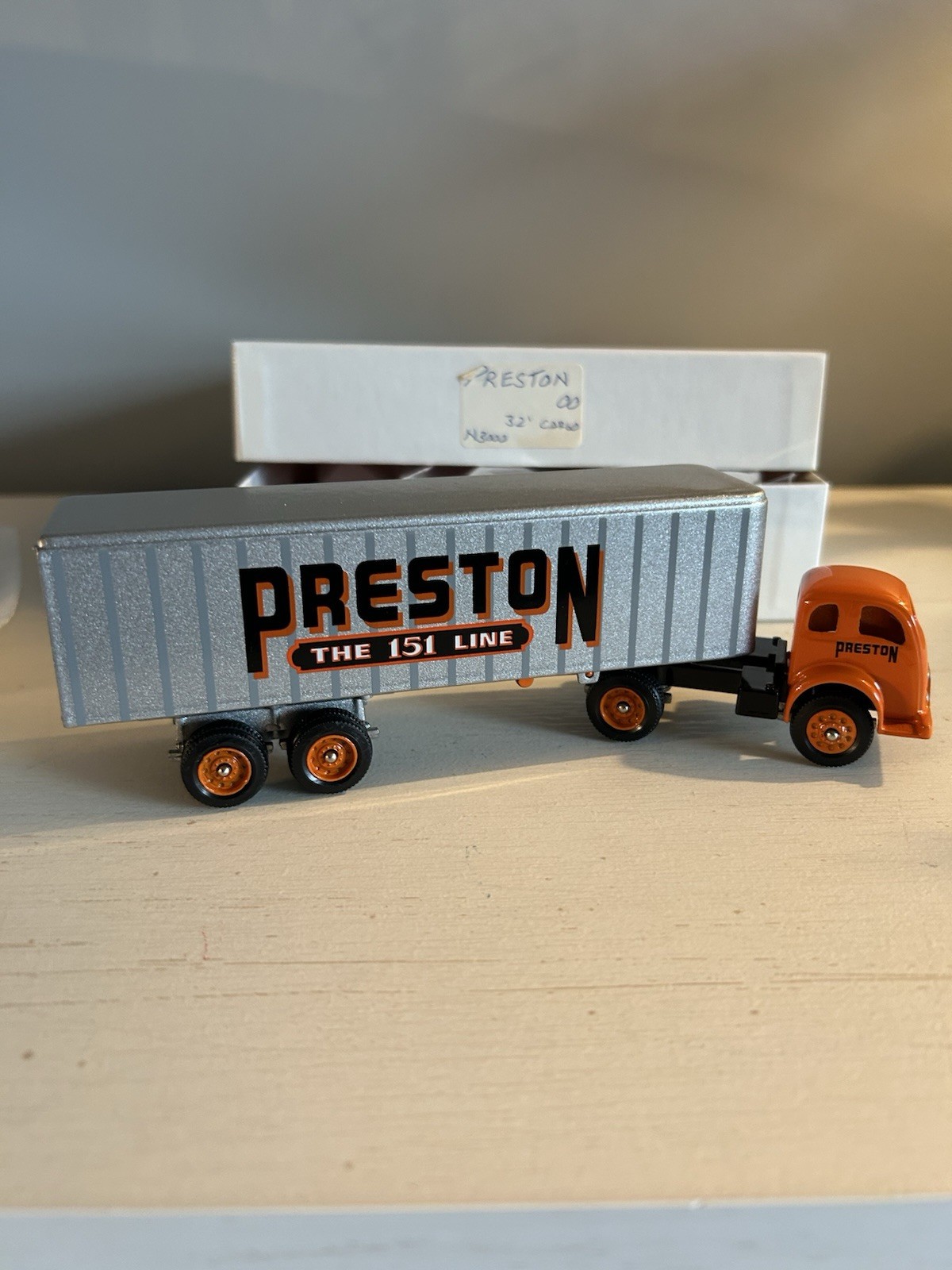 PRESTON TRUCKING 151 LINE 2000 TRACTOR TRAILER DIECAST WINROSS TRUCK