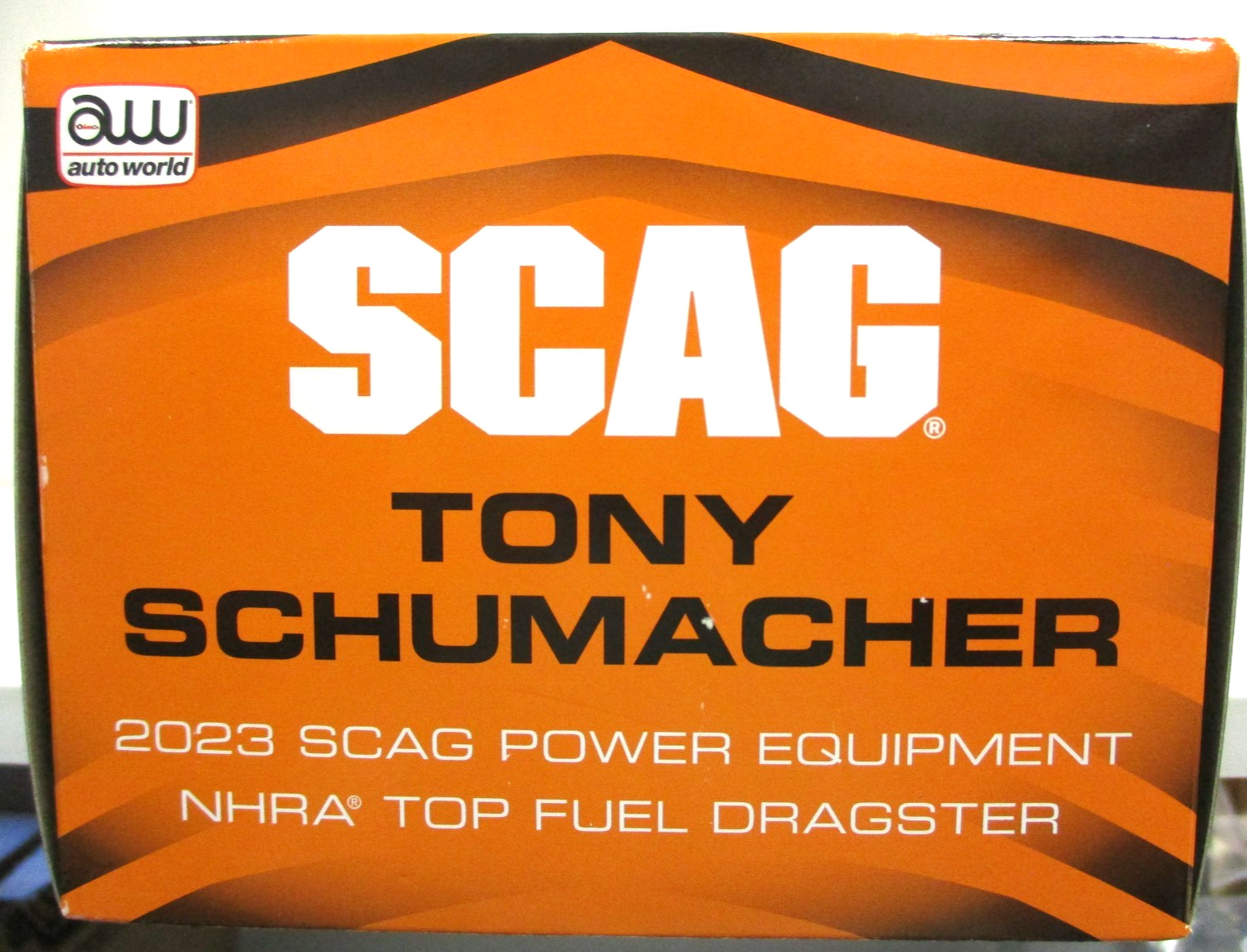 RC2 AUTO WORLD TONY SCHUMACHER SCAG EQUIPMENT 2023 NHRA TOP FUEL DRAGSTER – 1/24
