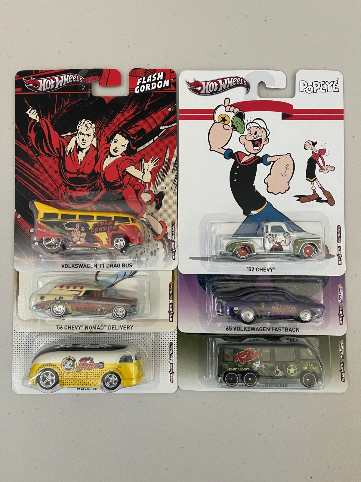 HOT WHEELS 2013 ACTION COMICS PC: SET (PC#6)