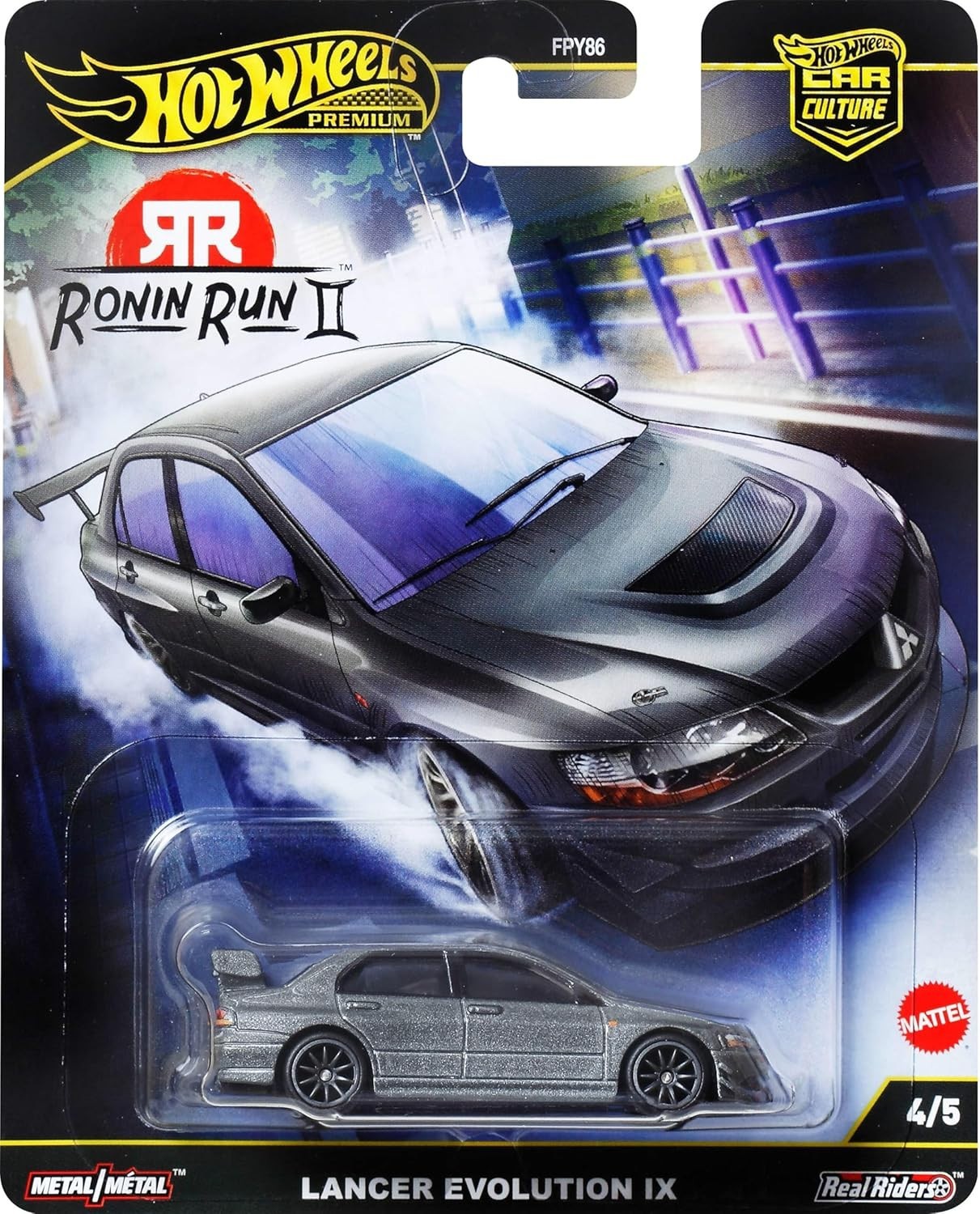 Hot Wheels Premium – Ronin Run II 4/5 Lancer Evolution IX (BBJBK86)