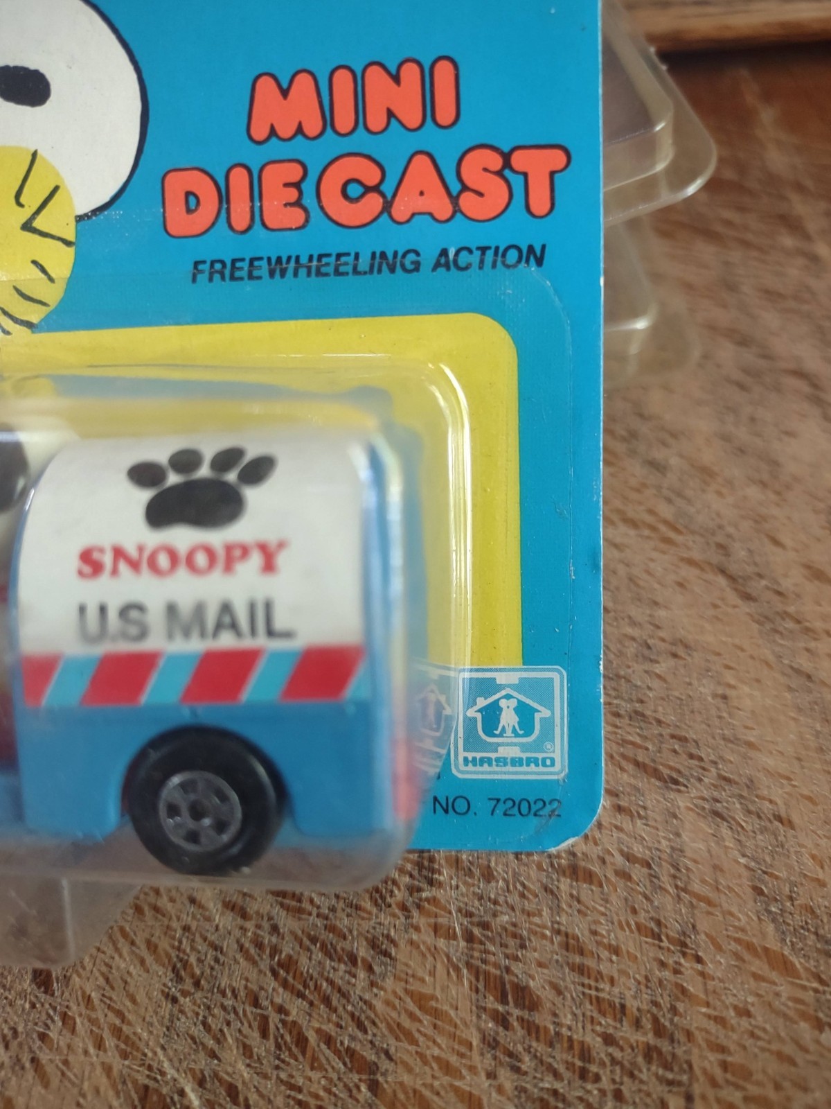 Vintage New NIB HASBRO SNOOPY Handfuls Mini Diecast MAIL TRUCK 1965 Hong Kong