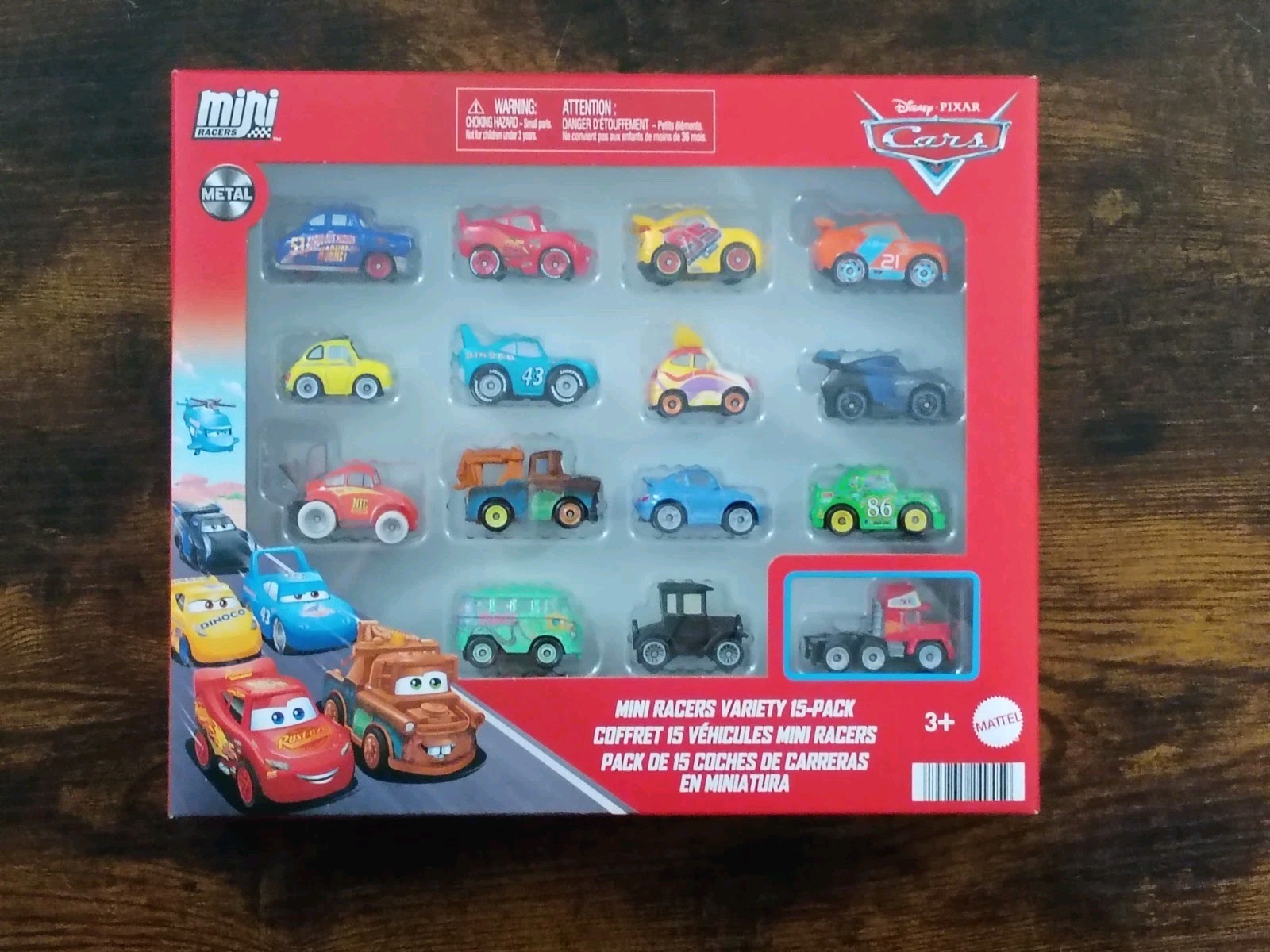 15-PK CARS Mini 1.5″ Racers Mattel Pixar Disney Lightning Sally Mater Jocko Mack