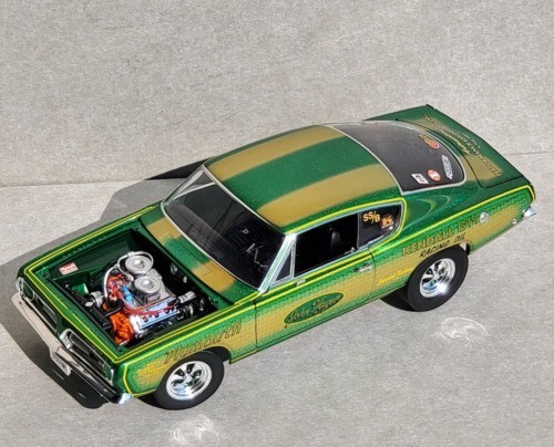 RARE 1968 JOHN HAGEN SUPER STOCK PLYMOUTH HEMI CUDA 426 A1806133AA 300 MADE ACME