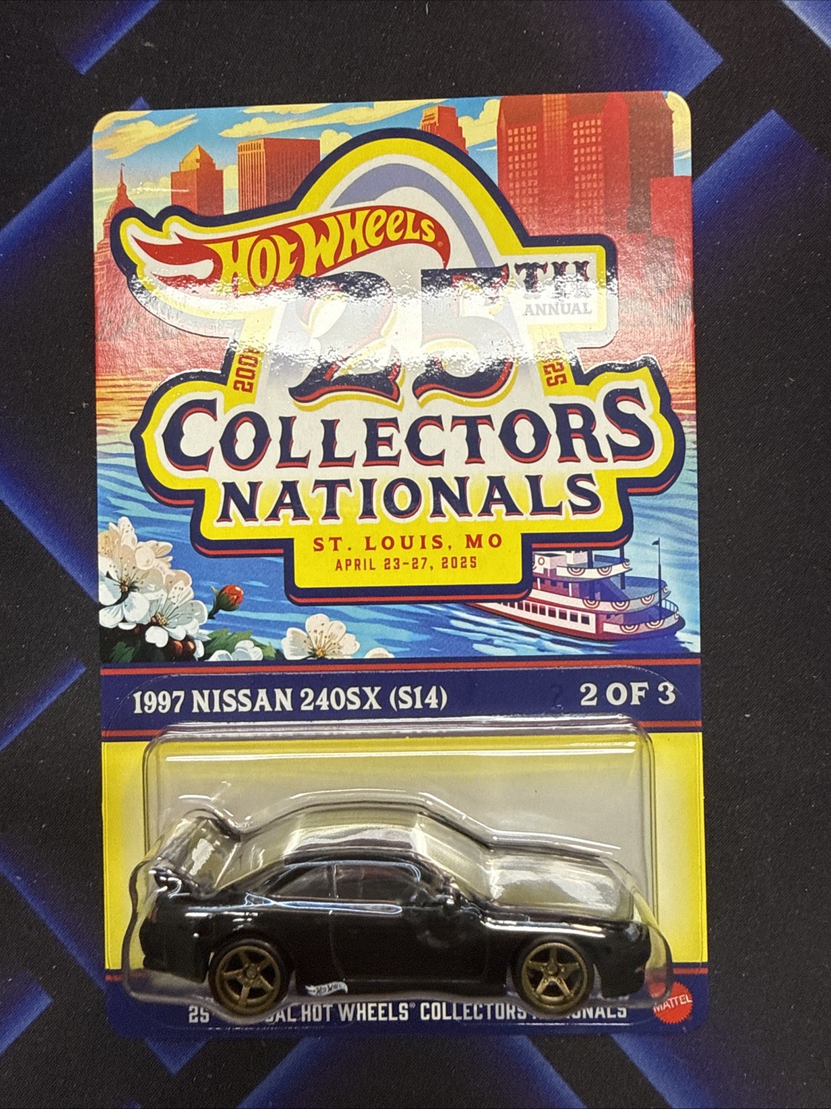 Hot Wheels 2025 25th Annual St Louis Nationals NISSAN 240SX S14 #01765/06200