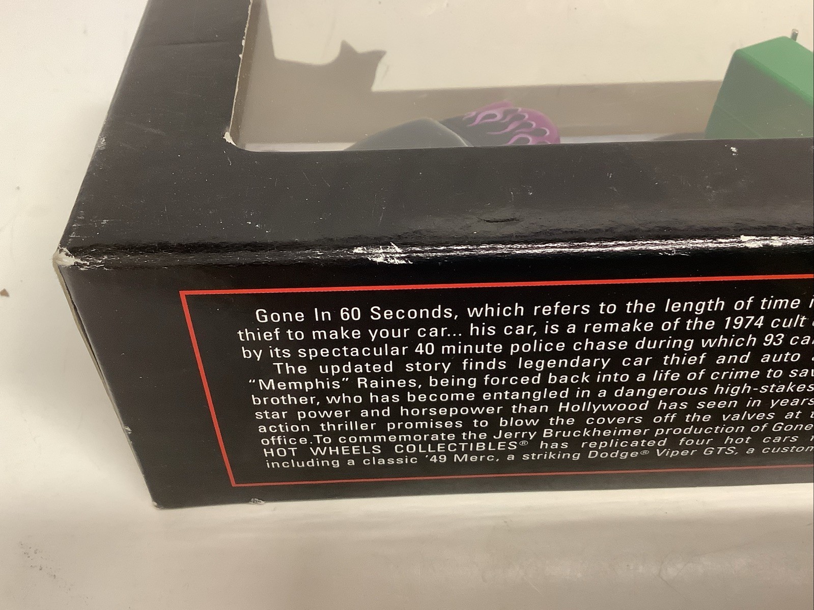 Hot Wheels Collectibles Performance Series #2- Gone In Sixty Seconds 4 Car Set