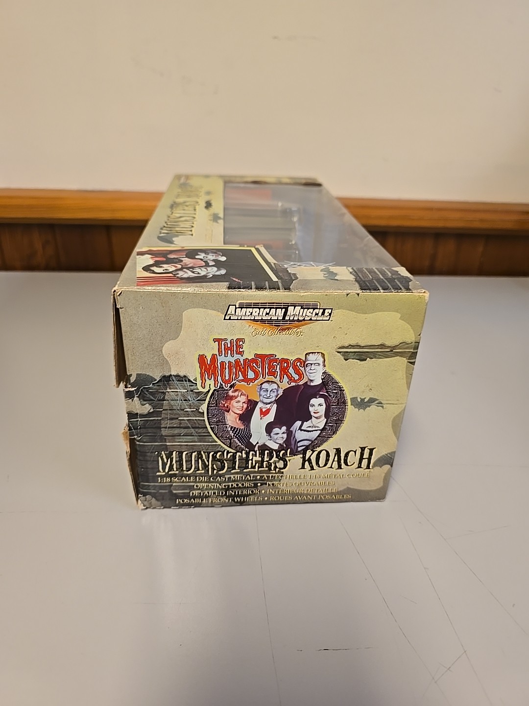 American Muscle ERTL 1:18 Scale The Munsters Munsters Koach Diecast Car NIB