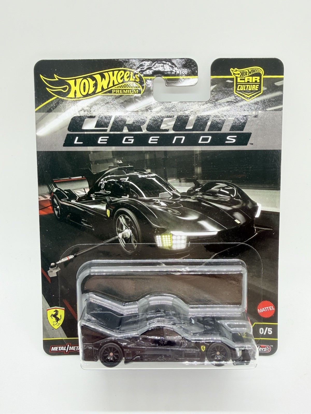 Black Ferrari 499P Hot Wheels 2025 Premium Car Culture Circuit Legends Chase!