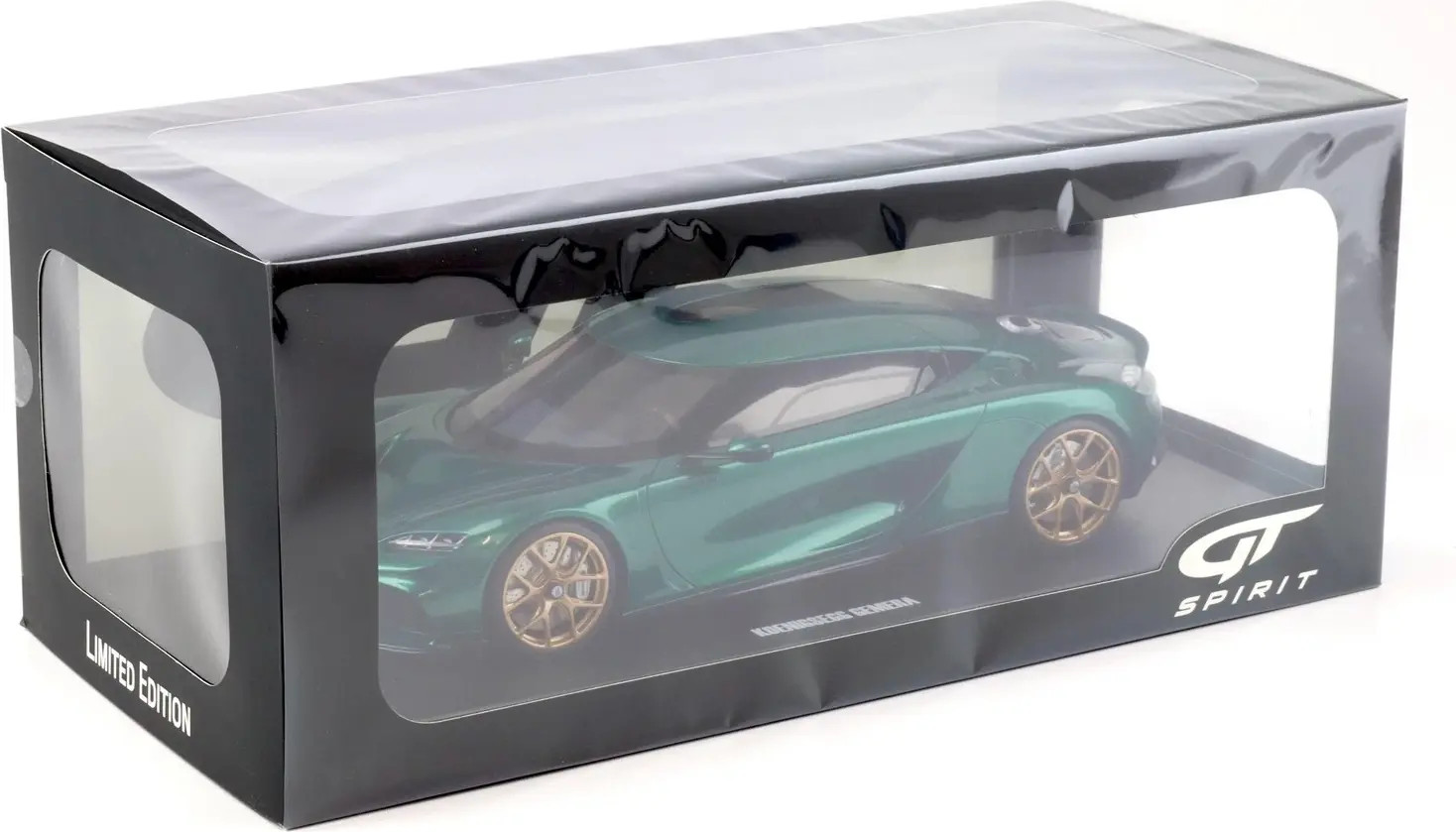 2024 Koenigsegg Gemera Racing Green in 1:18 scale by GT Spirit