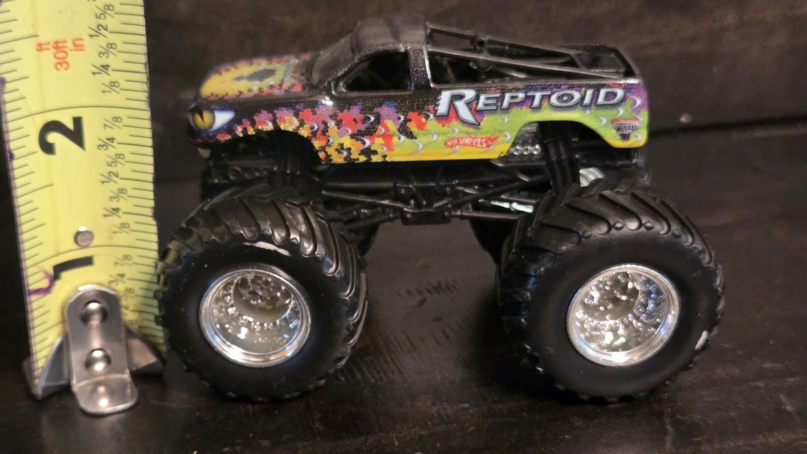 1:64 Hot Wheels 2008 Monster Jam Reptoid w/ Chrome Wheels & Battle Cat 2022 Lot