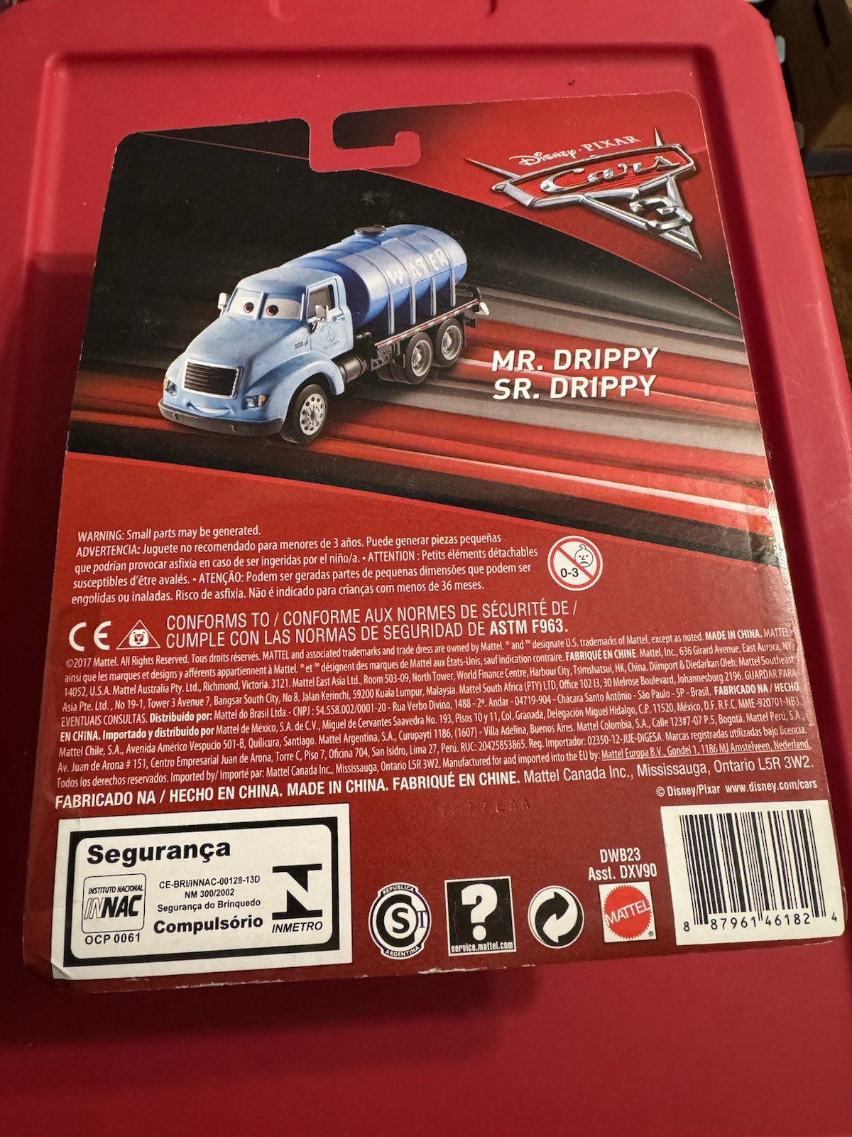 2017 Mattel Disney Pixar Cars 3 MR. DRIPPY Deluxe Vehicle Crazy 8 Demo Derby