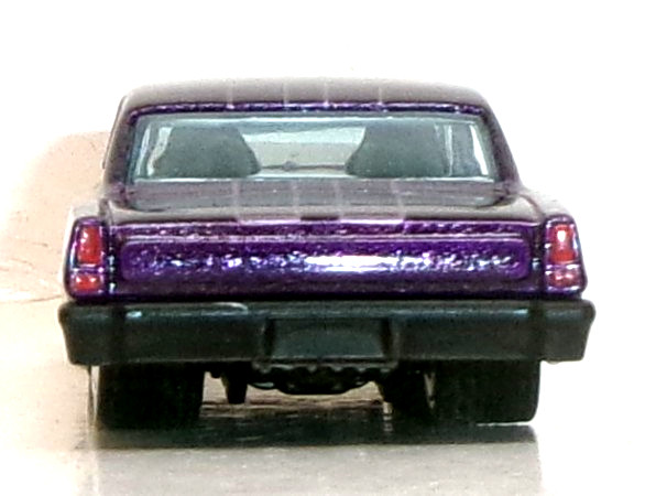 LOOSE 2022 HOT WHEELS 1:64 PURPLE ’66 CHEVY NOVA WHEEL SWAP REAL RIDERS