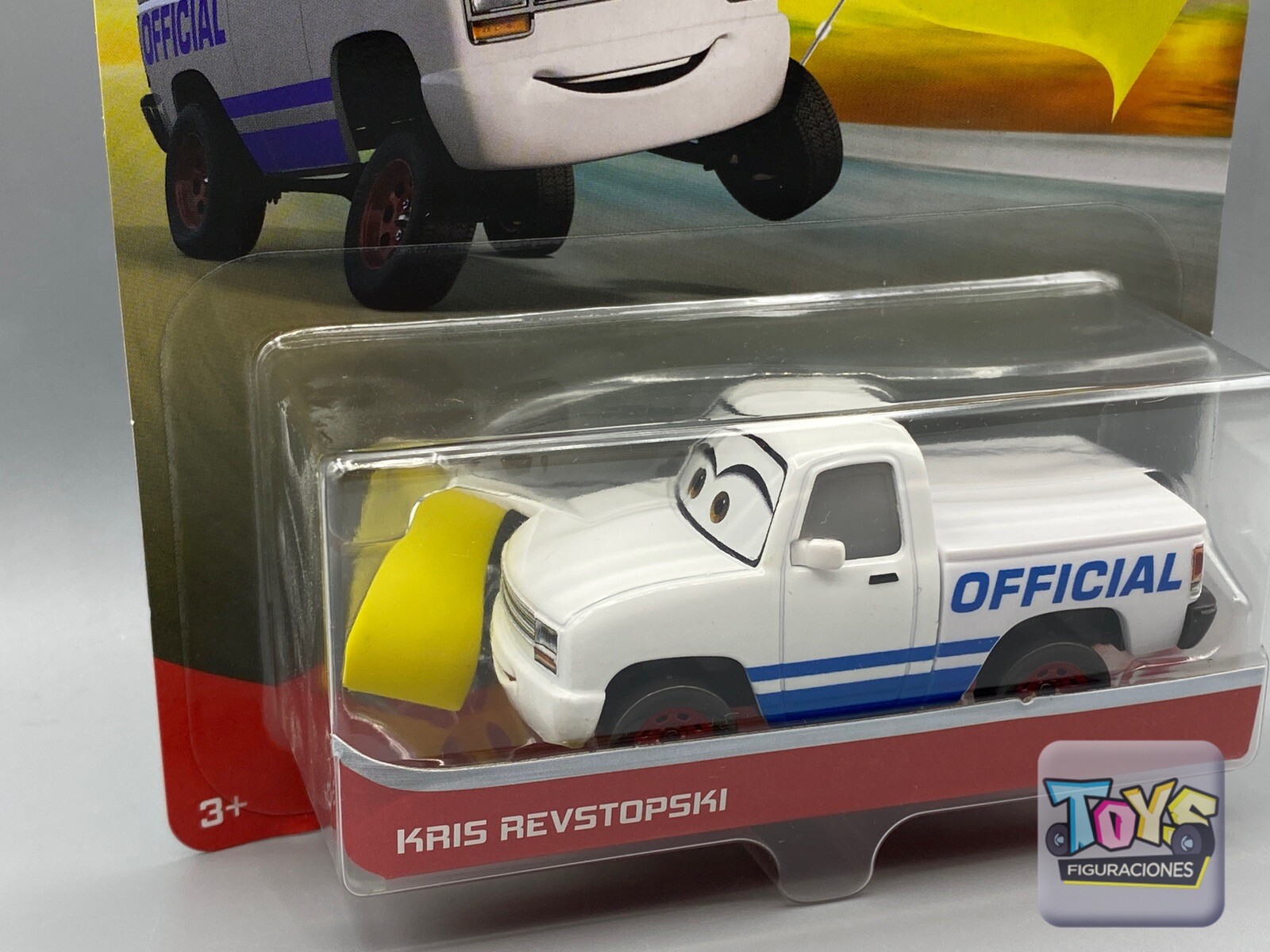 Disney Pixar Cars KRIS REVSTOPSKI YELLOW FLAG Metal Series New For 2021
