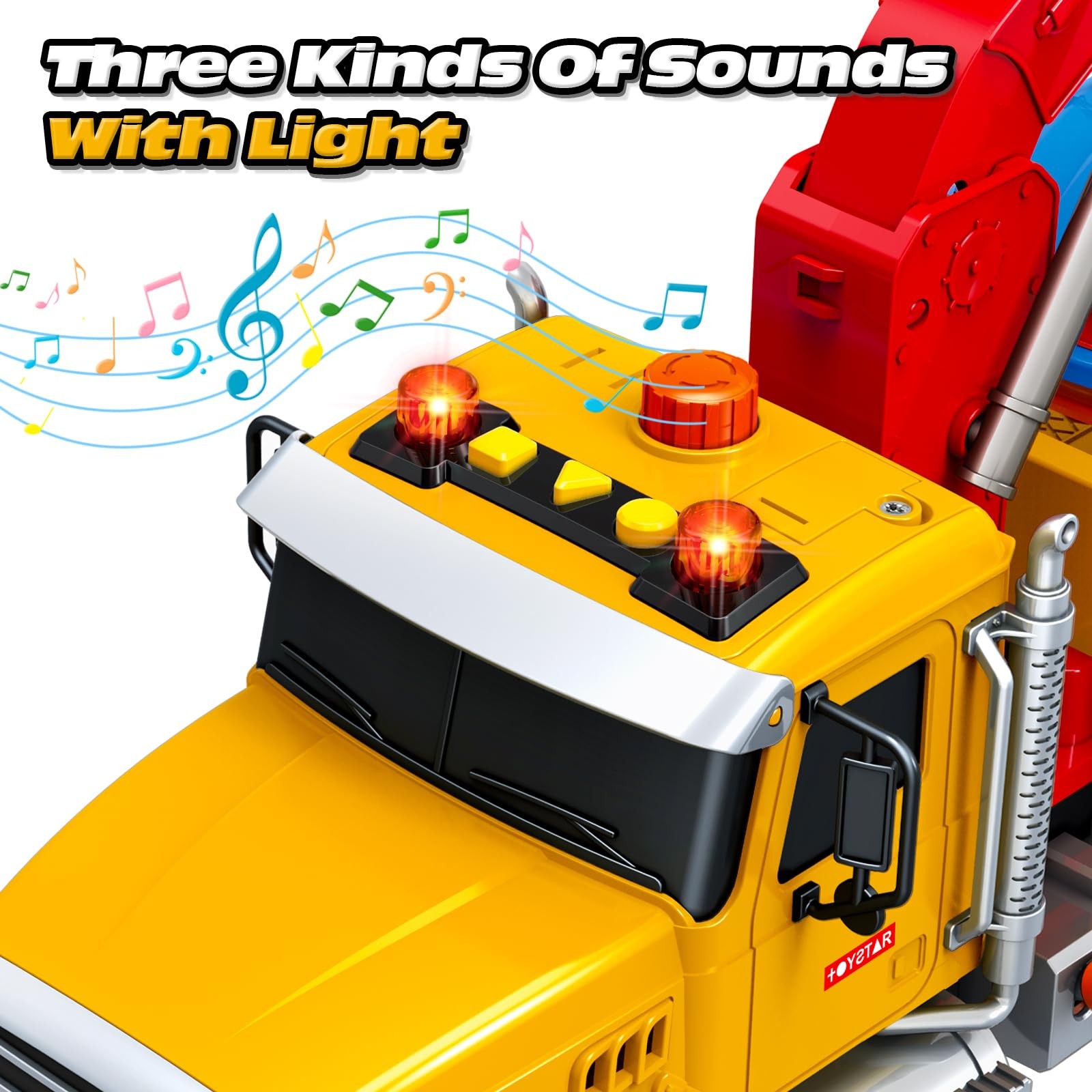 15″ Large Tow Truck Toy, Toy for 3 4 5 6 Years Old Boy Toddlers, Truck Vehicl…