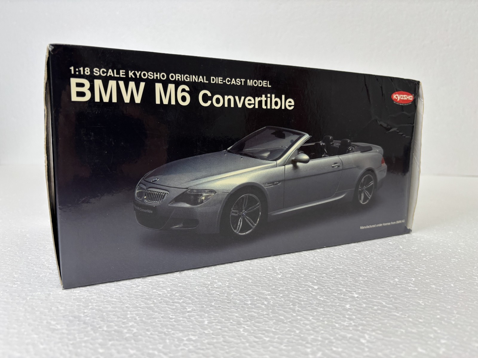 Rare * BMW M6 Convertible / Cabrio * Kyosho * 1/18 * Hard Top * Dark Gray * New