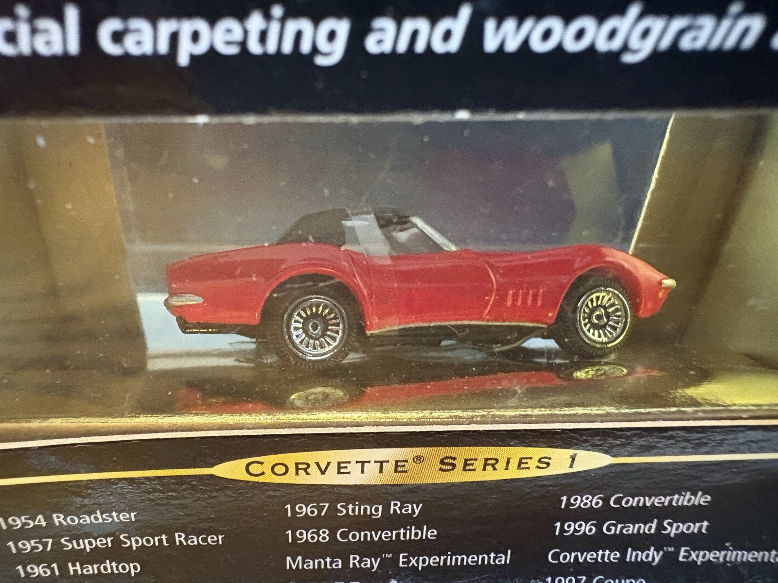 2-Micro Machines Corvettes Series 1 ‘68 Convertibles W/Removable Top NIP RARE M2