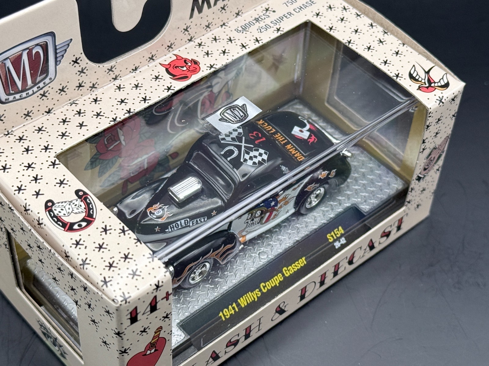 M2 1941 Willys Coupe Gasser 32500-S154 1/64