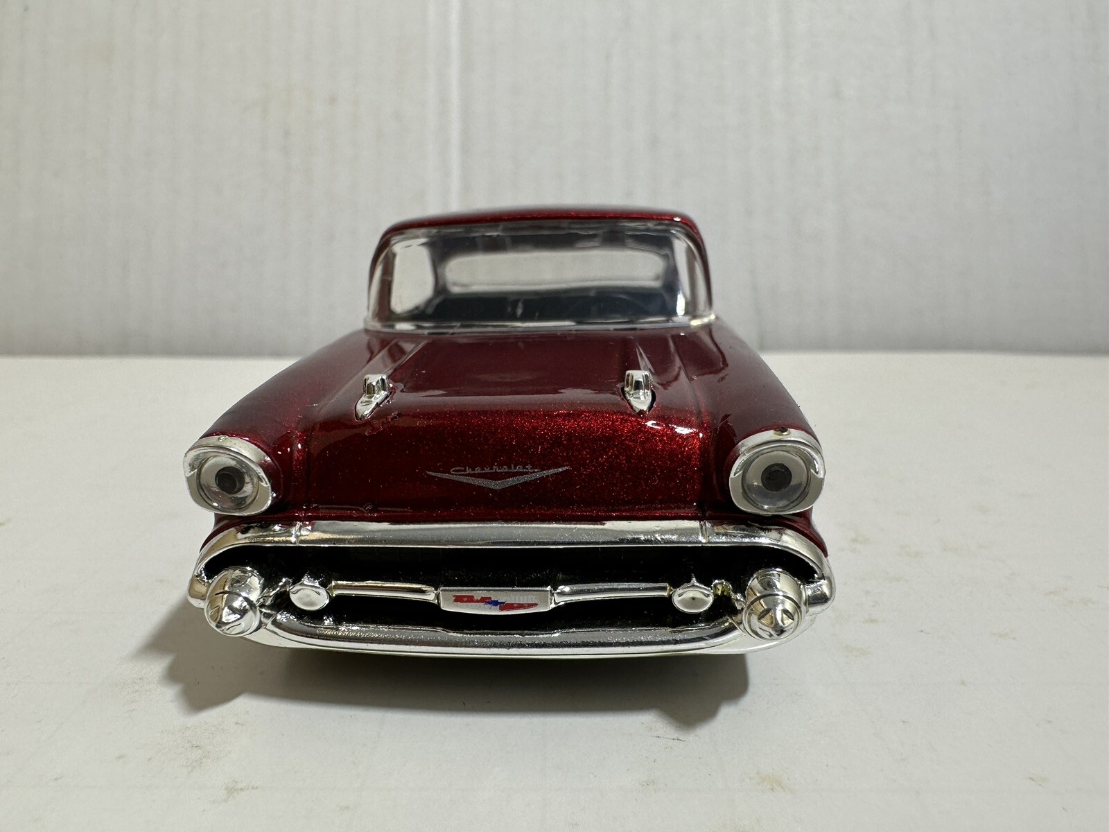 JADA BTM 1957 CHEVY BEL AIR RED 1:32 DIECAST CAR 5″ PULL BACK NEW NO BOX