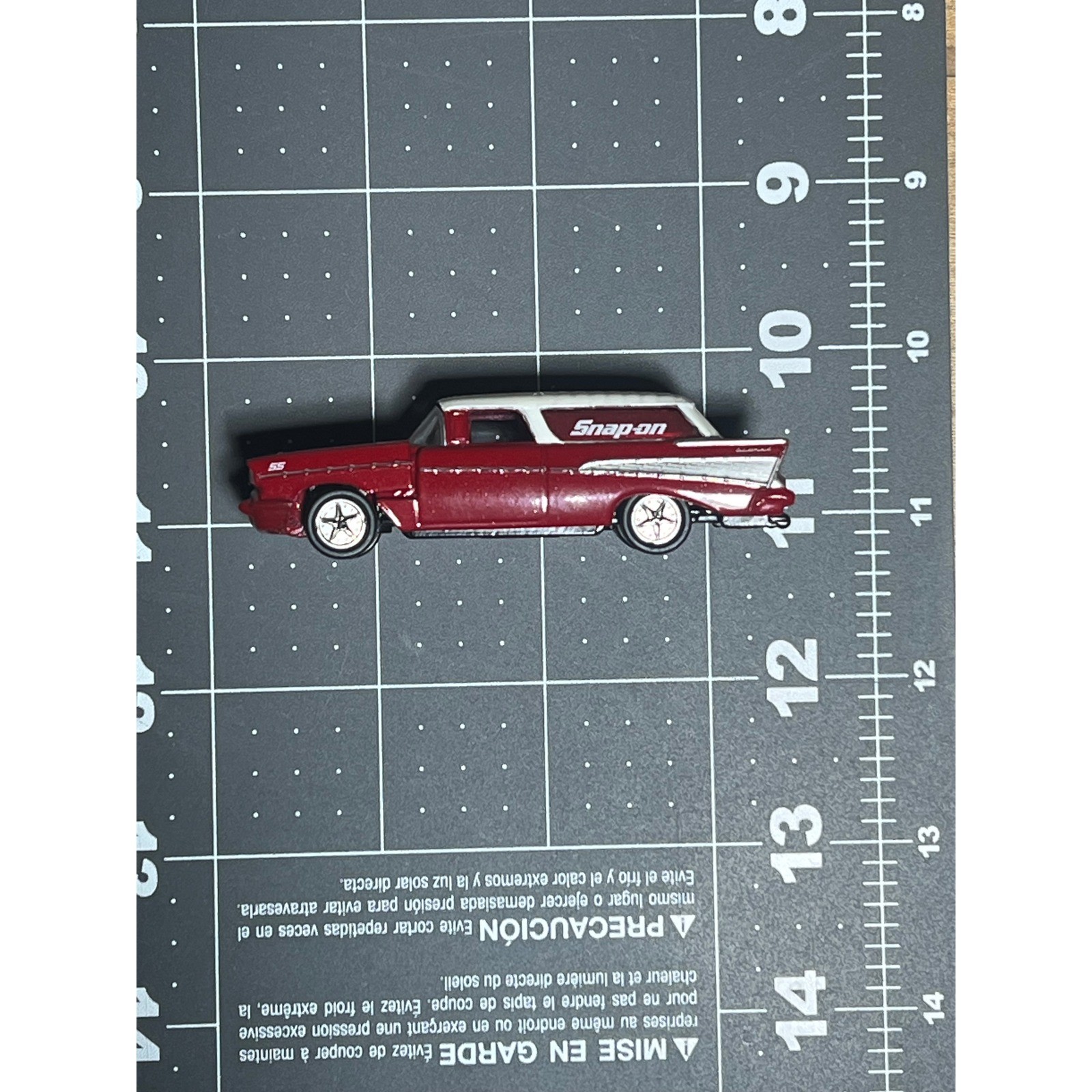 Snap-on Tools 1957 Chevy Nomad Diecast Car Red White 1/64 Scale Collectible