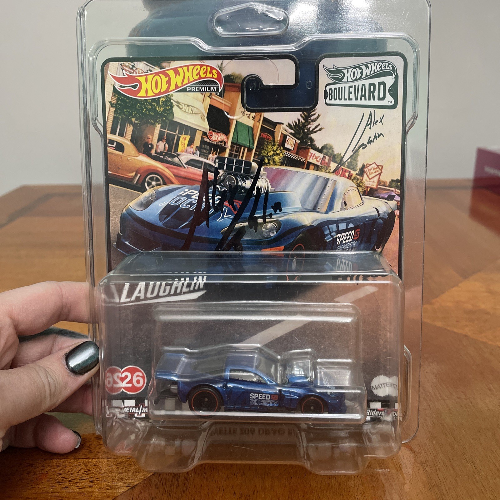 HOT WHEELS PREMIUM 2022 BOULEVARD SERIES ’12 CORVETTE Z06 DRAG RACER – Signed!