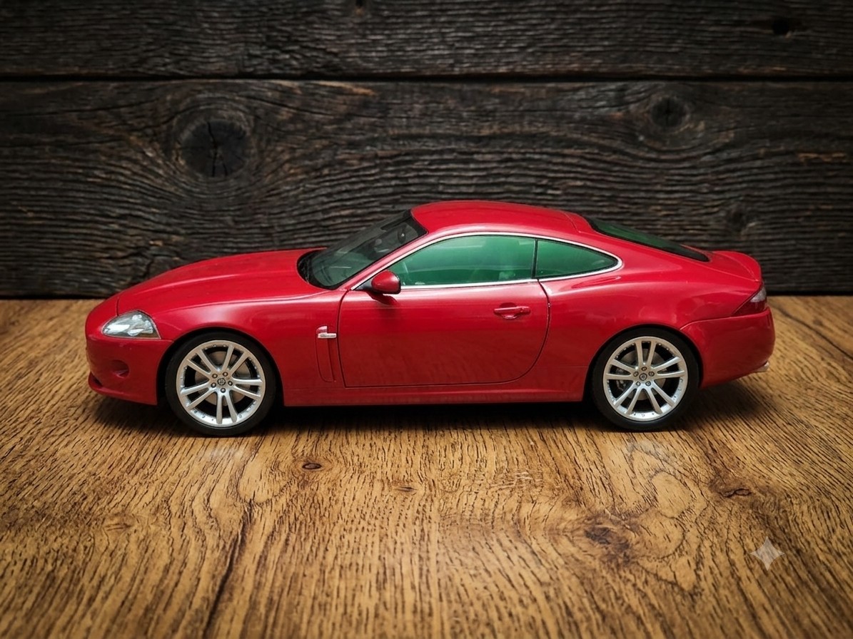 MINICHAMPS 1/18 SCALE 2006 JAGUAR XK X150 THE NEW XK RED COUPE PAULS MODEL ART