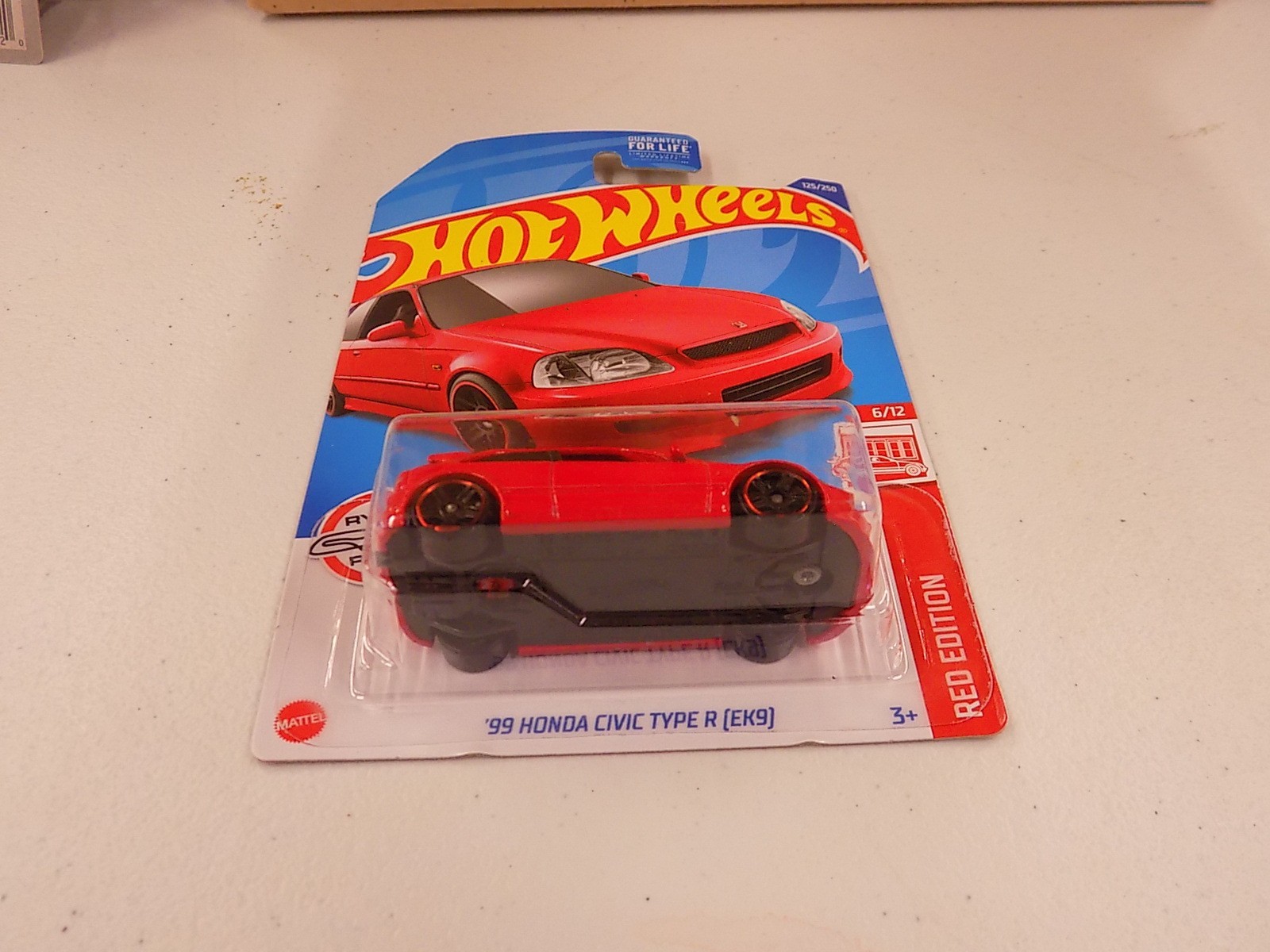 Hot Wheels 2022 Mainline Target Red Edition ’99 Honda Civic Type R EK9 Red #125