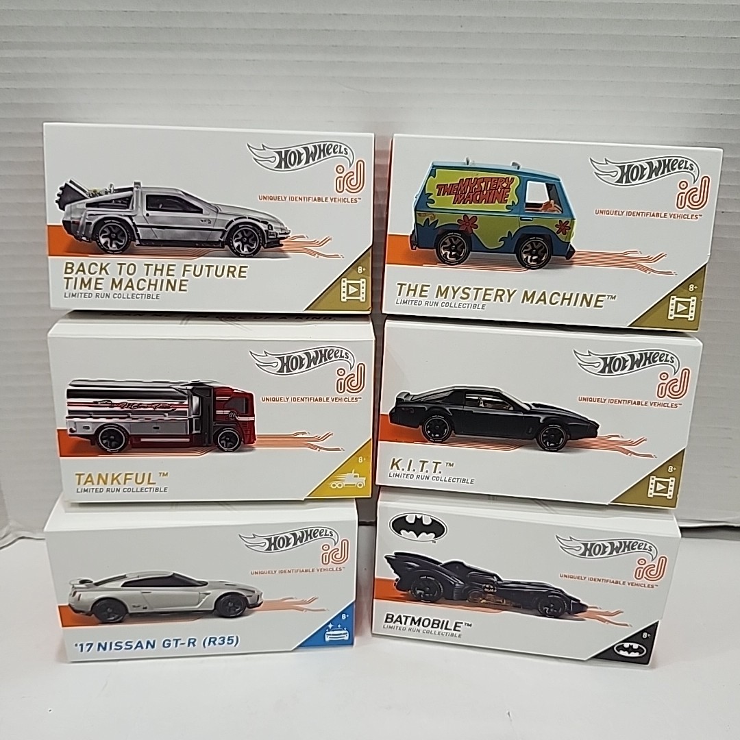 Hot Wheels id Limited Run Collectibles Back To The FUTURE MYSTERY MACHINE 89 BAT