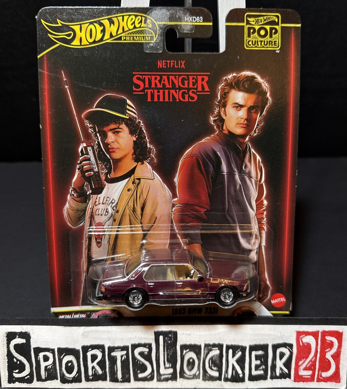 Hot Wheels Premium 2025 Pop Culture Stranger Things 1983 BMW 733i (2025) IN HAND