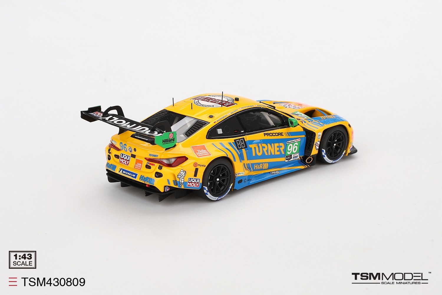 TSM-Model 1:43 BMW M4 GT3 #96 Turner Motorsport 2024 IMSA Daytona 24 Hrs