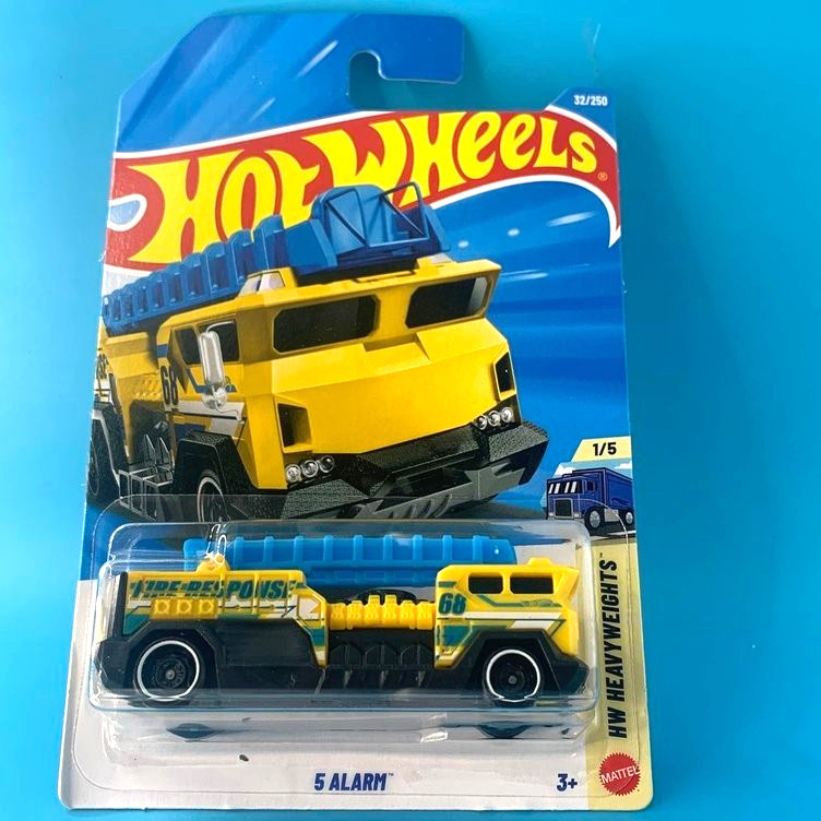 HOT WHEELS 2026 5 ALARM YELLOW 32/250 JJK99 HW HEAVYWEIGHTS K. CAO DESIGN