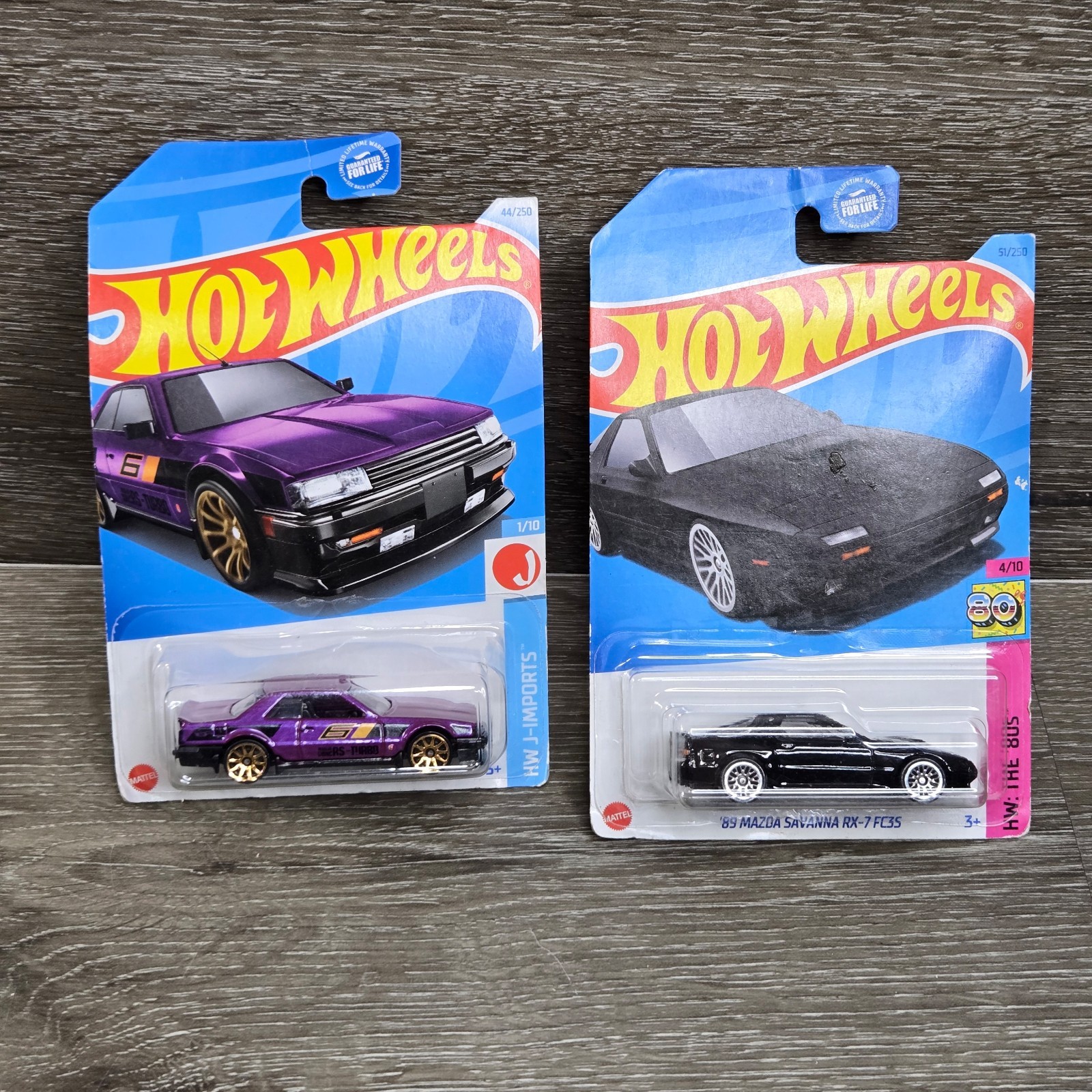 Hot Wheels Lot of 6 JDM & Truck Cars Ultra Hots Nissan Skyline Mazda RX-7 Chevy