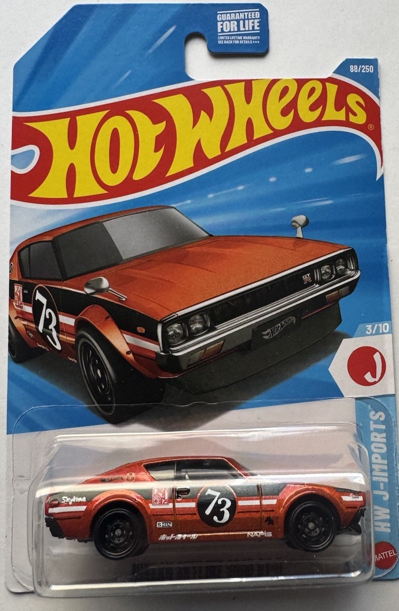 2026 Hot Wheels HW J-IMPORTS 3/10 Nissan Skyline 2000 GT-R 88/250