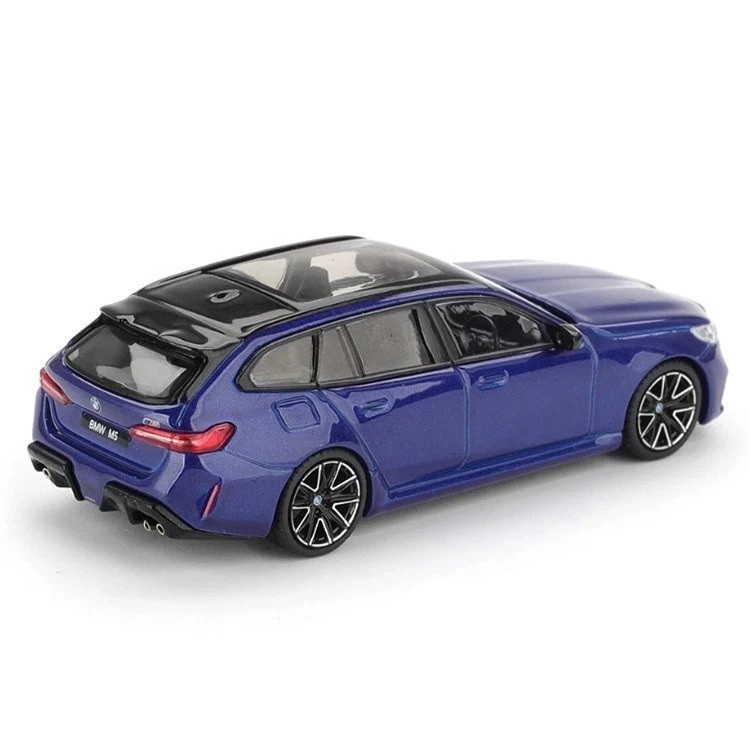 Mini GT 1:64 BMW M5 Touring (G99) Marina Bay Blue Metallic Model MGT01080-2I