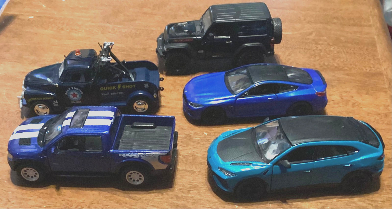 Kinsmart Diecast Lot Of 5 Vehicles Openable Doors, Pull Back Action~ 1:34 – 1/46