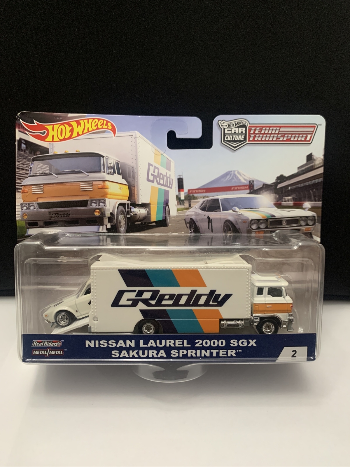 Hot Wheels Car Culture Team Transport – NISSAN LAUREL 2000 SGX SAKURA SPRINTER