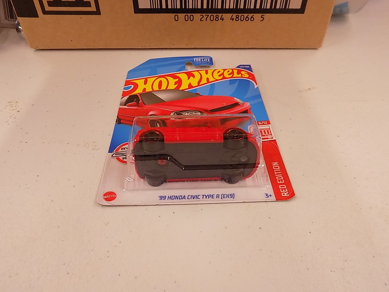 Hot Wheels 2022 Mainline Target Red Edition ’99 Honda Civic Type R EK9 Red #125